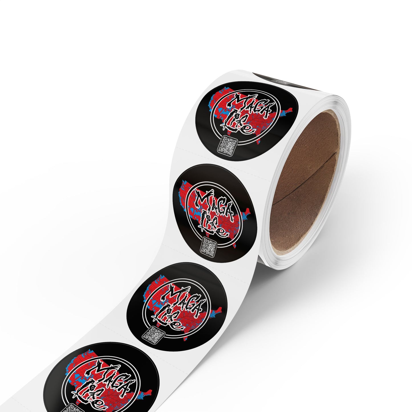 'Maga Life' Round Sticker Label Rolls
