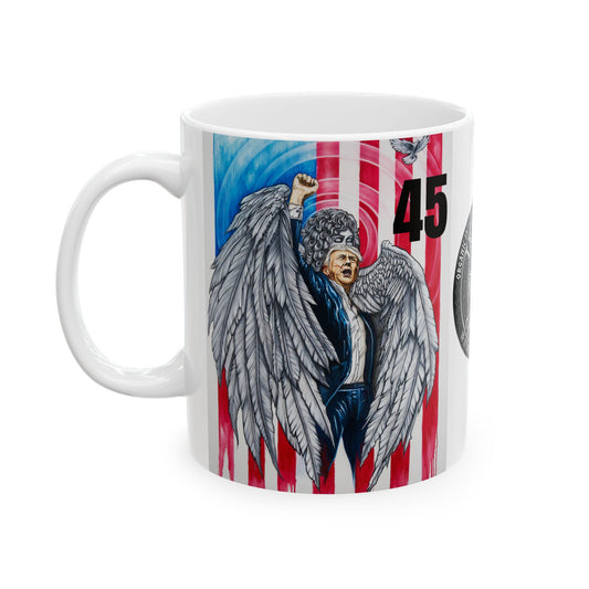 Make Coffeefe Great Again!  45-47 Ceramic Mug, (11oz, 15oz)