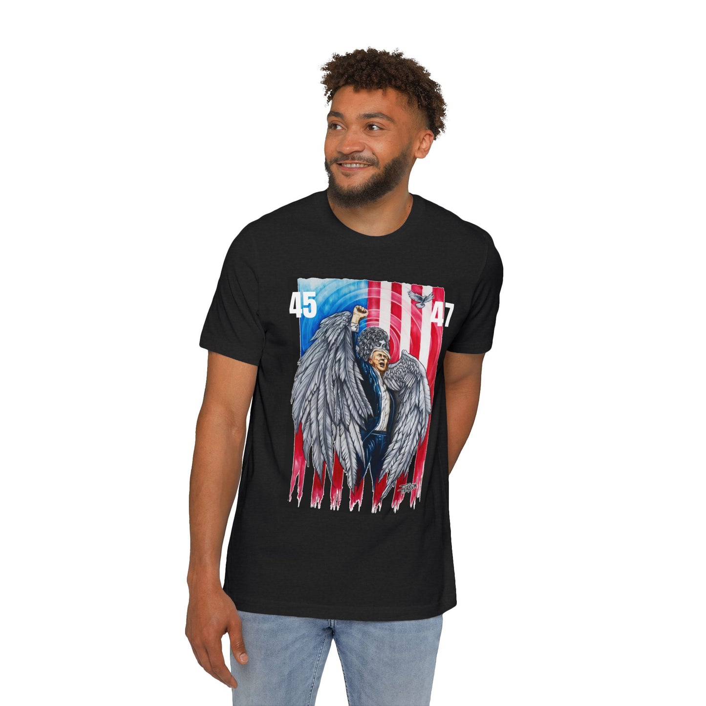 Divine Providence Original Art By Thoreson USA-Made Unisex Short-Sleeve Jersey T-Shirt