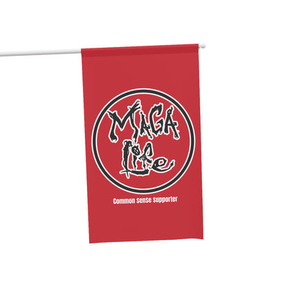 House Banner- MAGA Life- Common Sense Supporter- Vertical Print.