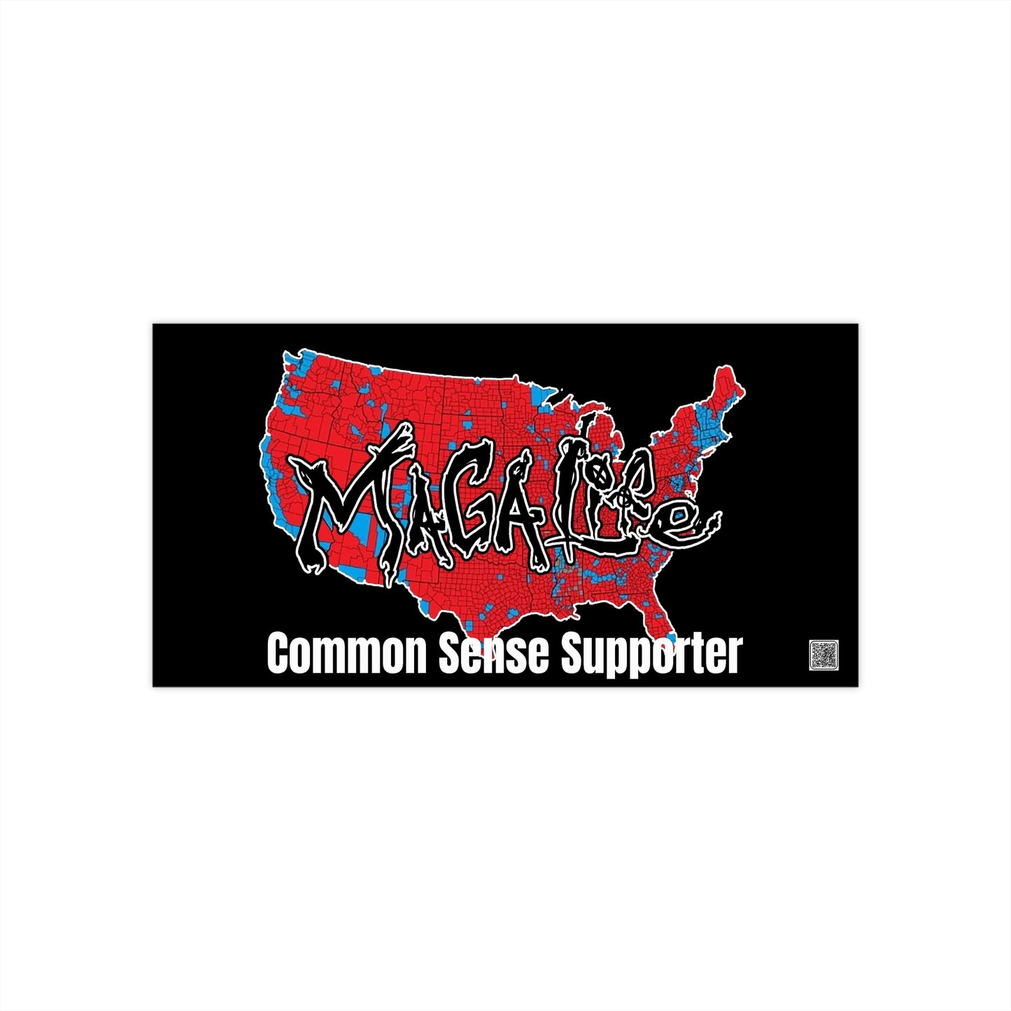 Bumper Sticker MAGA Life - Common Sense Supporter