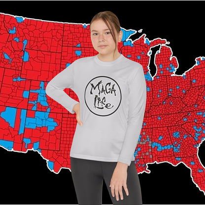 MAGA Life- Common Sense Supporter-Youth Long Sleeve Competitor Tee