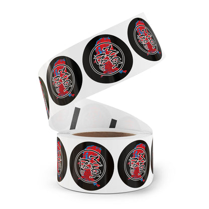 'Maga Life' Round Sticker Label Rolls