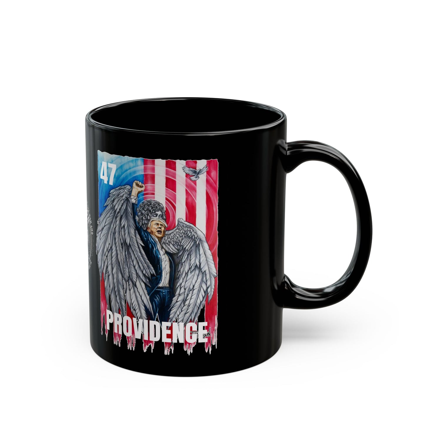 'Divine Providence 45-47' Black Mug