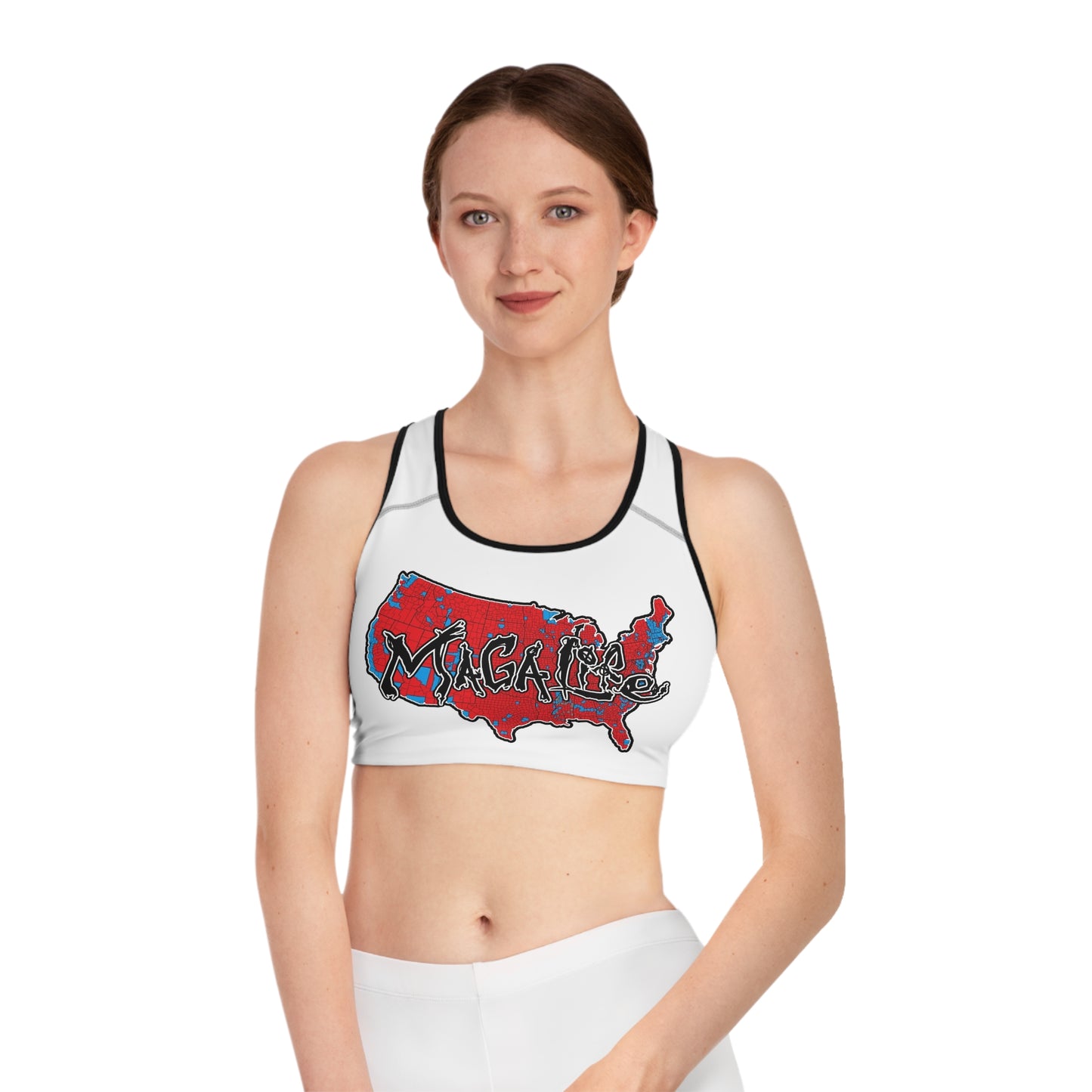MAGA Life Sports Bra (AOP)