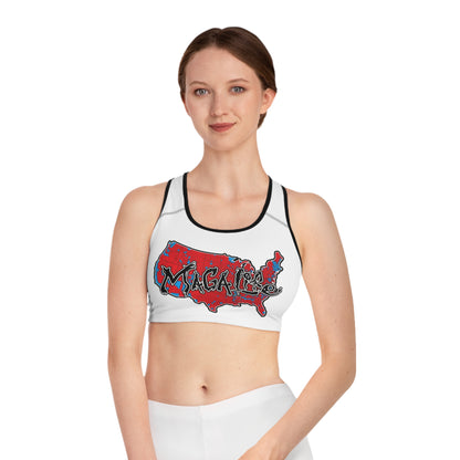 MAGA Life Sports Bra (AOP)