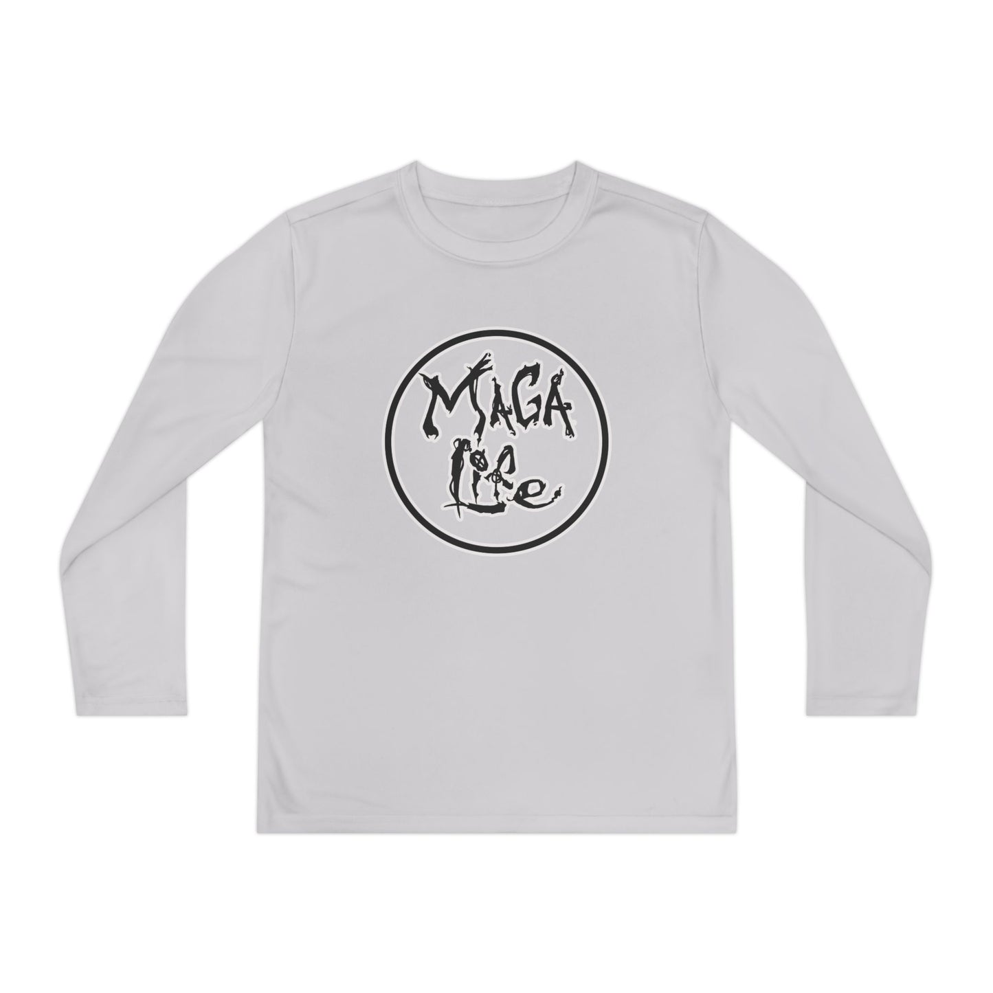 MAGA Life- Common Sense Supporter-Youth Long Sleeve Competitor Tee
