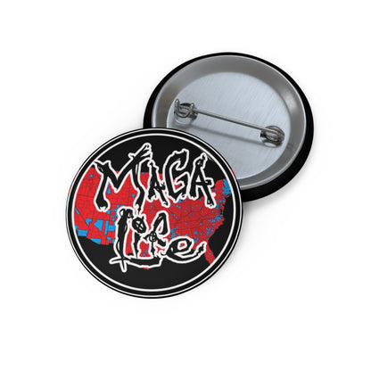 Custom Pin Buttons- MAGA Life