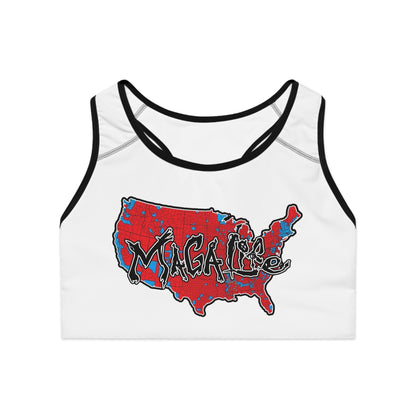MAGA Life Sports Bra (AOP)