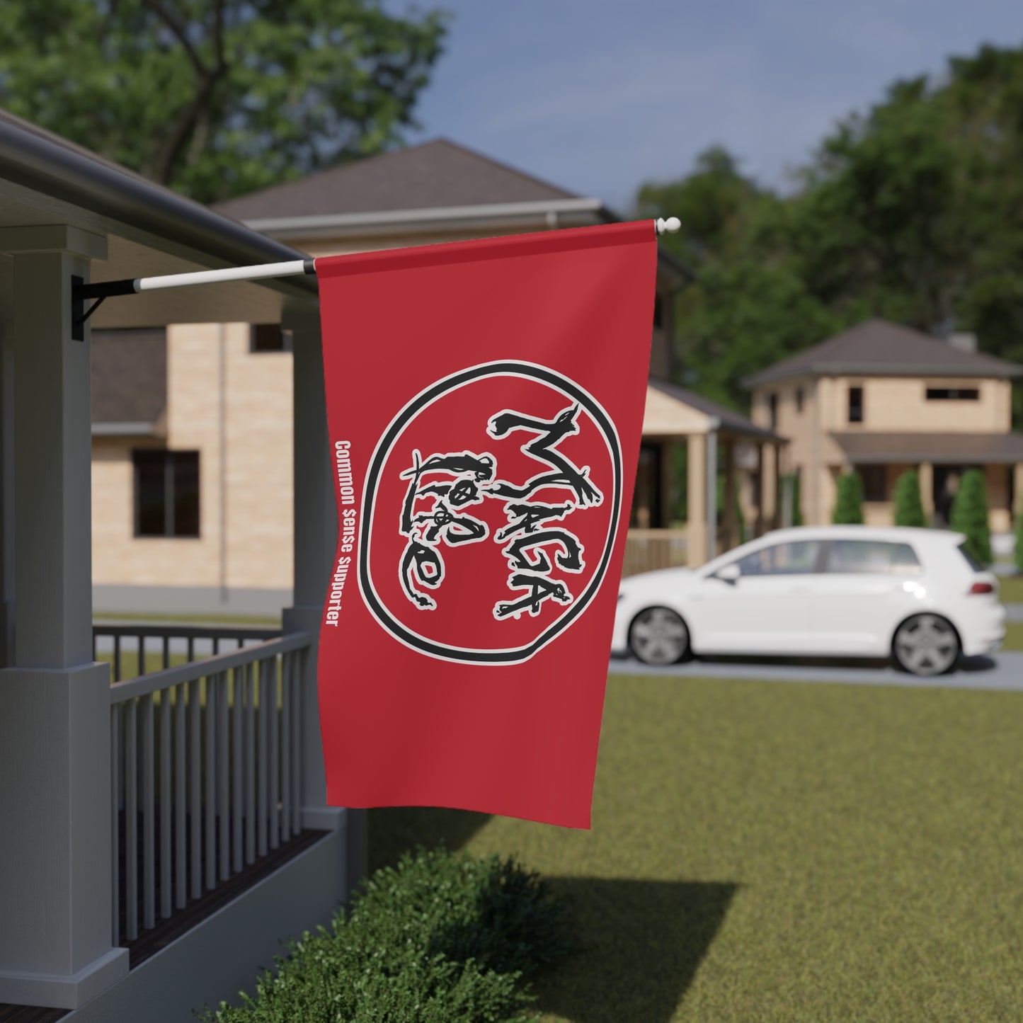 House Banner- MAGA Life -Common Sense Supporter- Horizontal Print