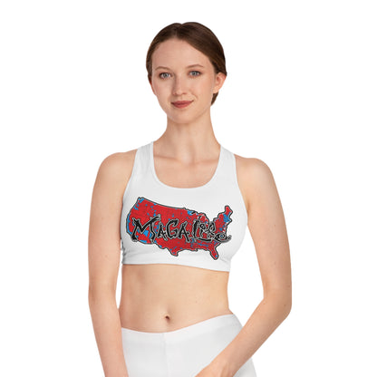 MAGA Life Sports Bra (AOP)
