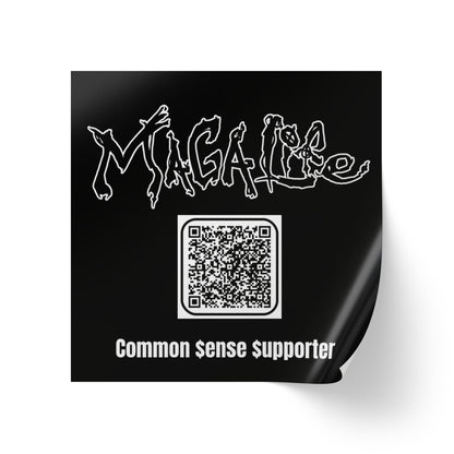Sticker Rolls - MAGA Life Common Sense Supporter Label
