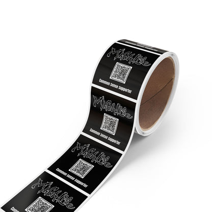 Sticker Rolls - MAGA Life Common Sense Supporter Label