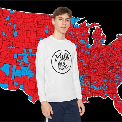 MAGA Life- Common Sense Supporter-Youth Long Sleeve Competitor Tee