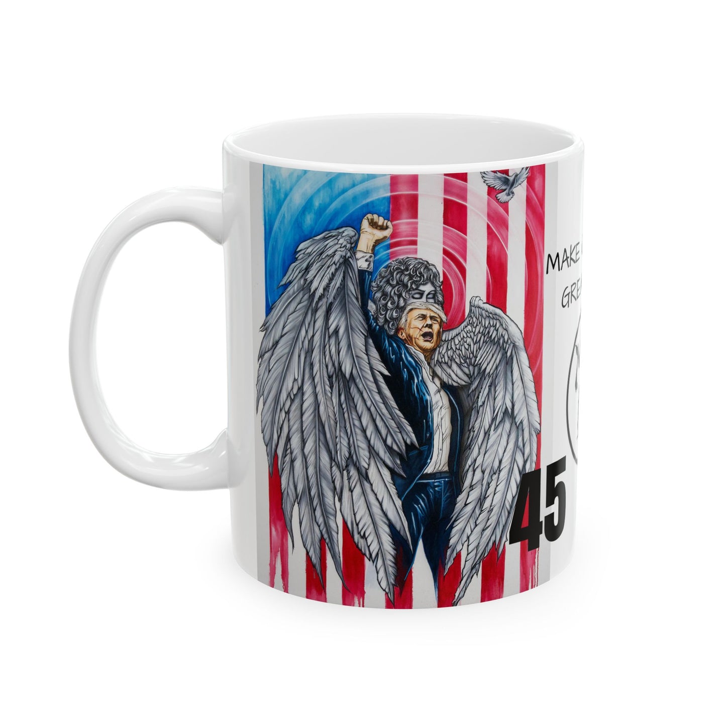 Make Coffeefe Great Again!  45-47 Ceramic Mug, (11oz, 15oz)